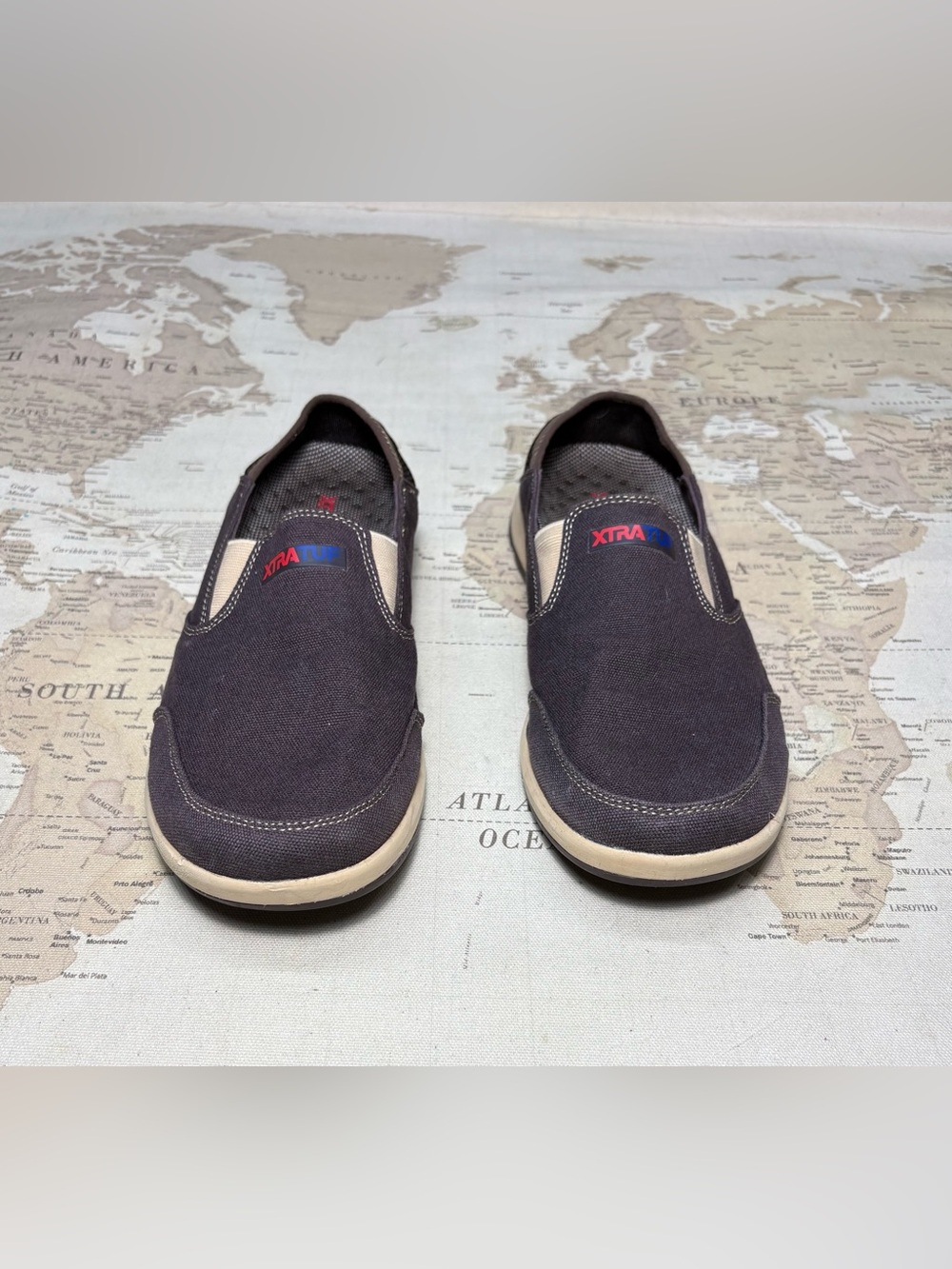Men’s Casual Slip-On Loafers in Dark Gray